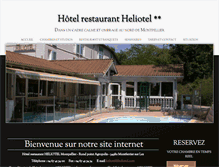 Tablet Screenshot of heliotel.com